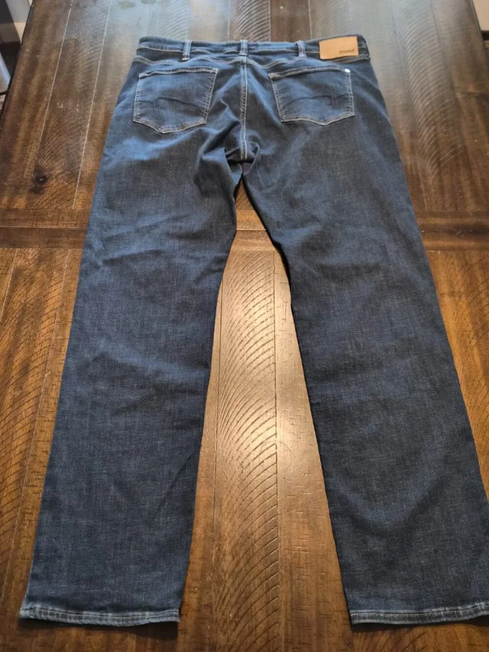 Mavi Jeans Matt Relaxed Straight Leg Dark Wash Blue Denim Mens Size 38x34 G598